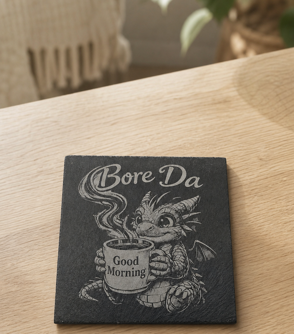 Welsh Slate Coasters – Cardiff & Wales Collection