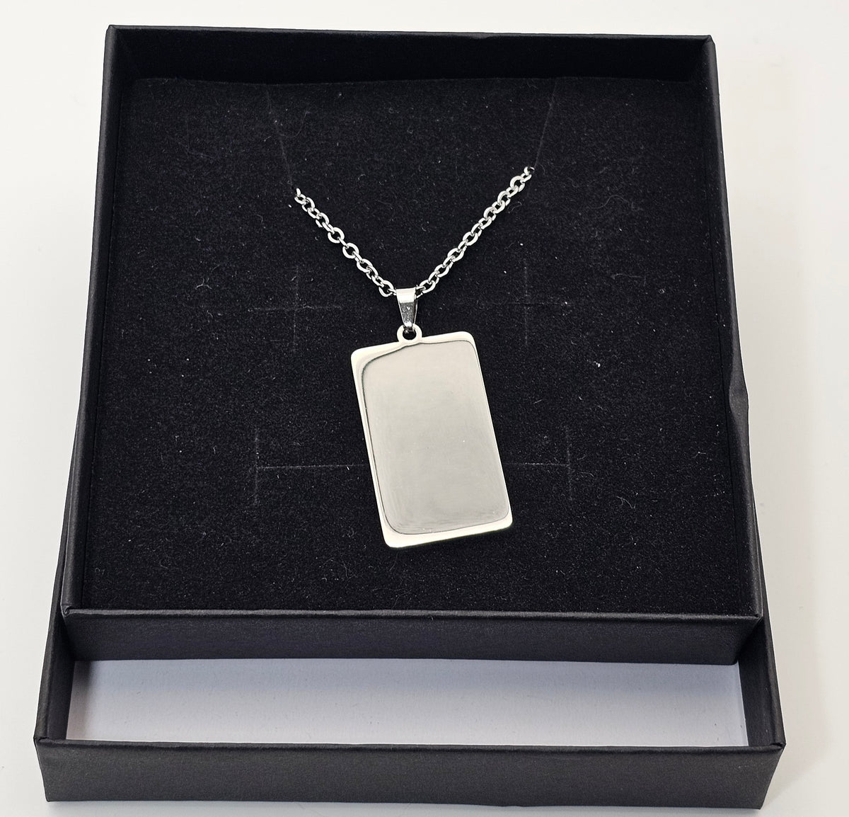 Personalised Handwriting Necklace – Engraved Stainless Steel Pendant