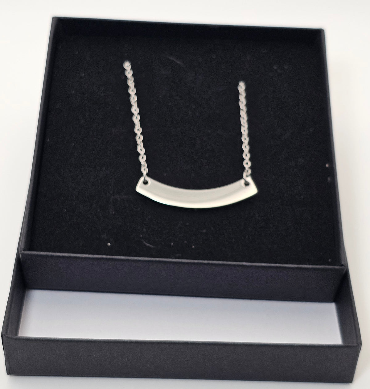 Personalised Handwriting Necklace – Engraved Stainless Steel Pendant