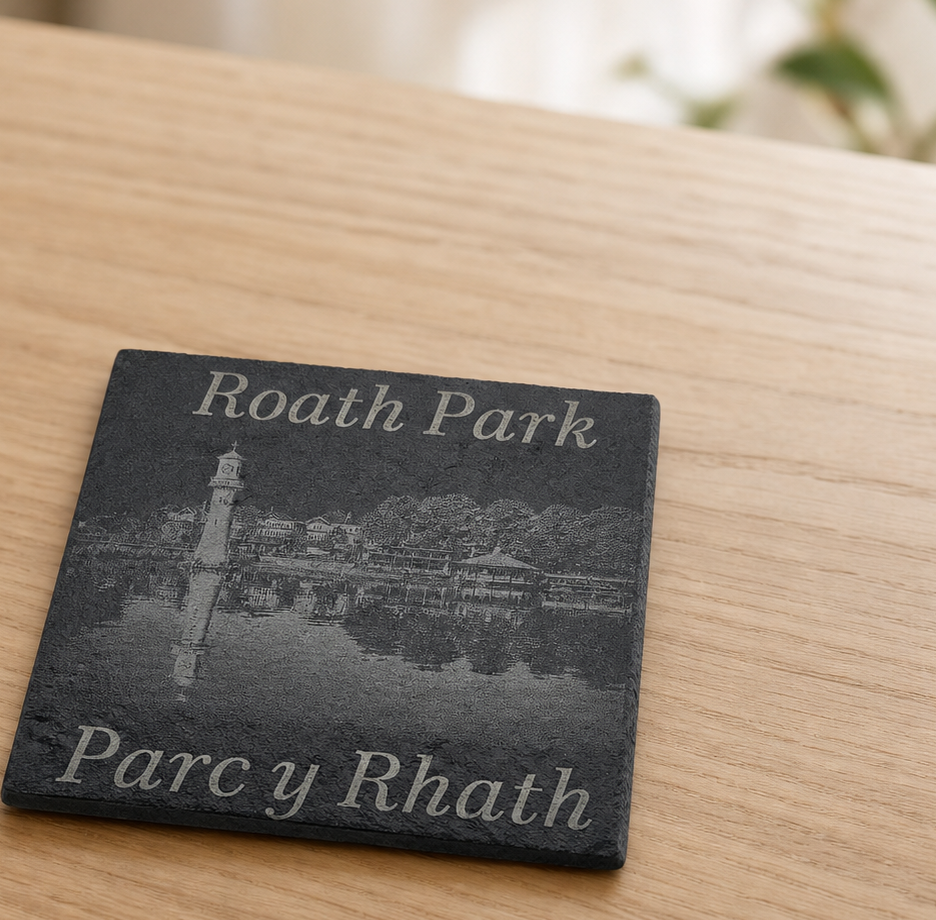 Welsh Slate Coasters – Cardiff & Wales Collection