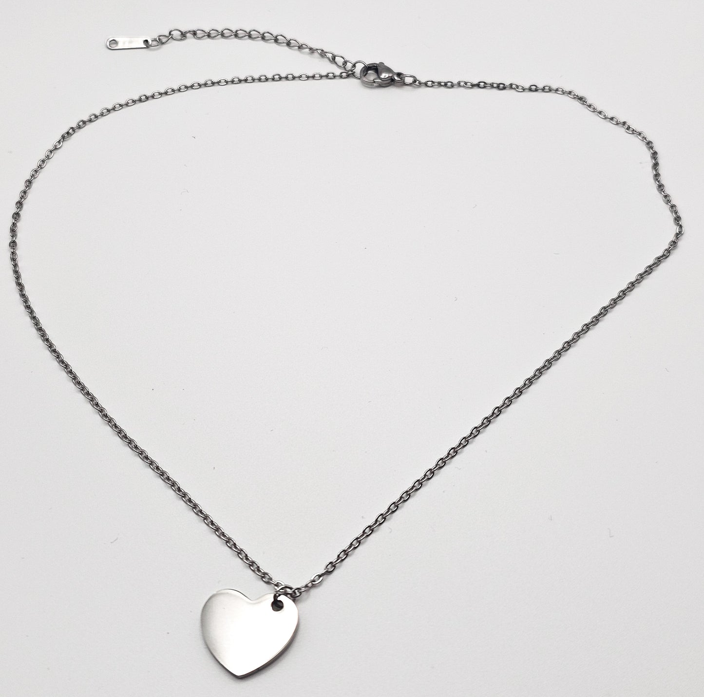 Personalised Handwriting Heart Necklace – Stainless Steel
